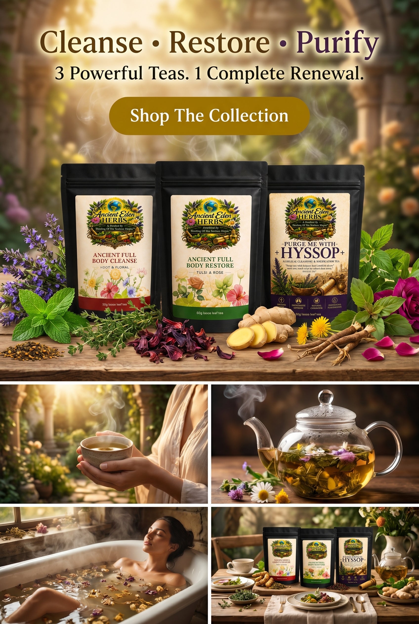 The Ancient Cleansing & Restoration Bundle