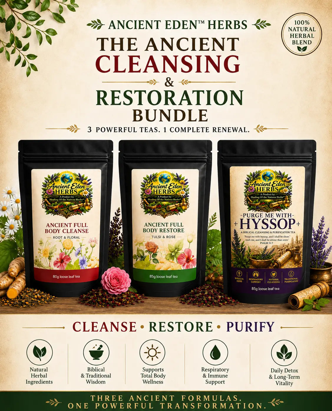 The Ancient Cleansing & Restoration Bundle