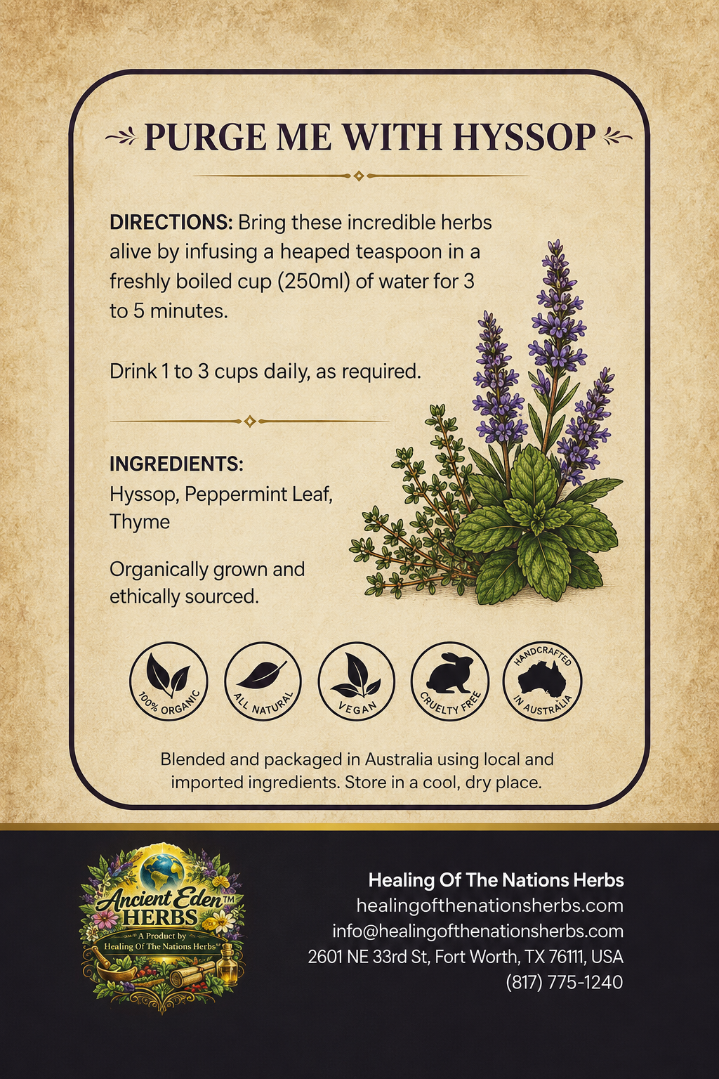 POWERFUL HYSSOP TEA